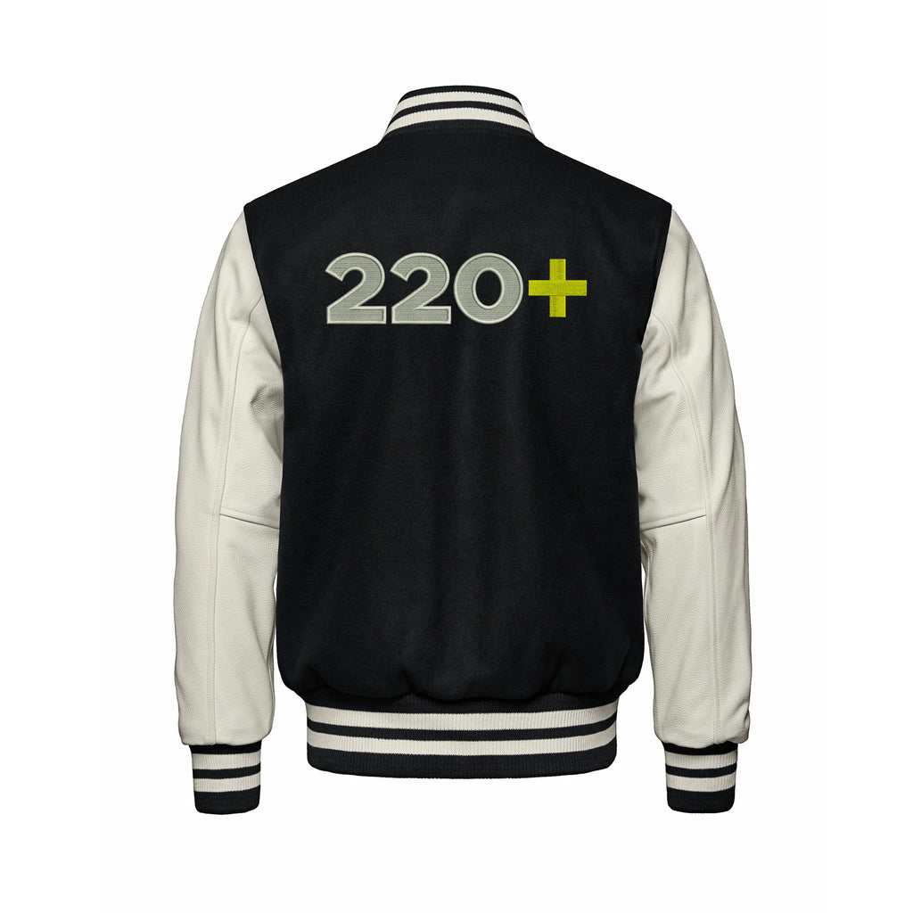Varsity-Melton and Leather Varsity Jacket