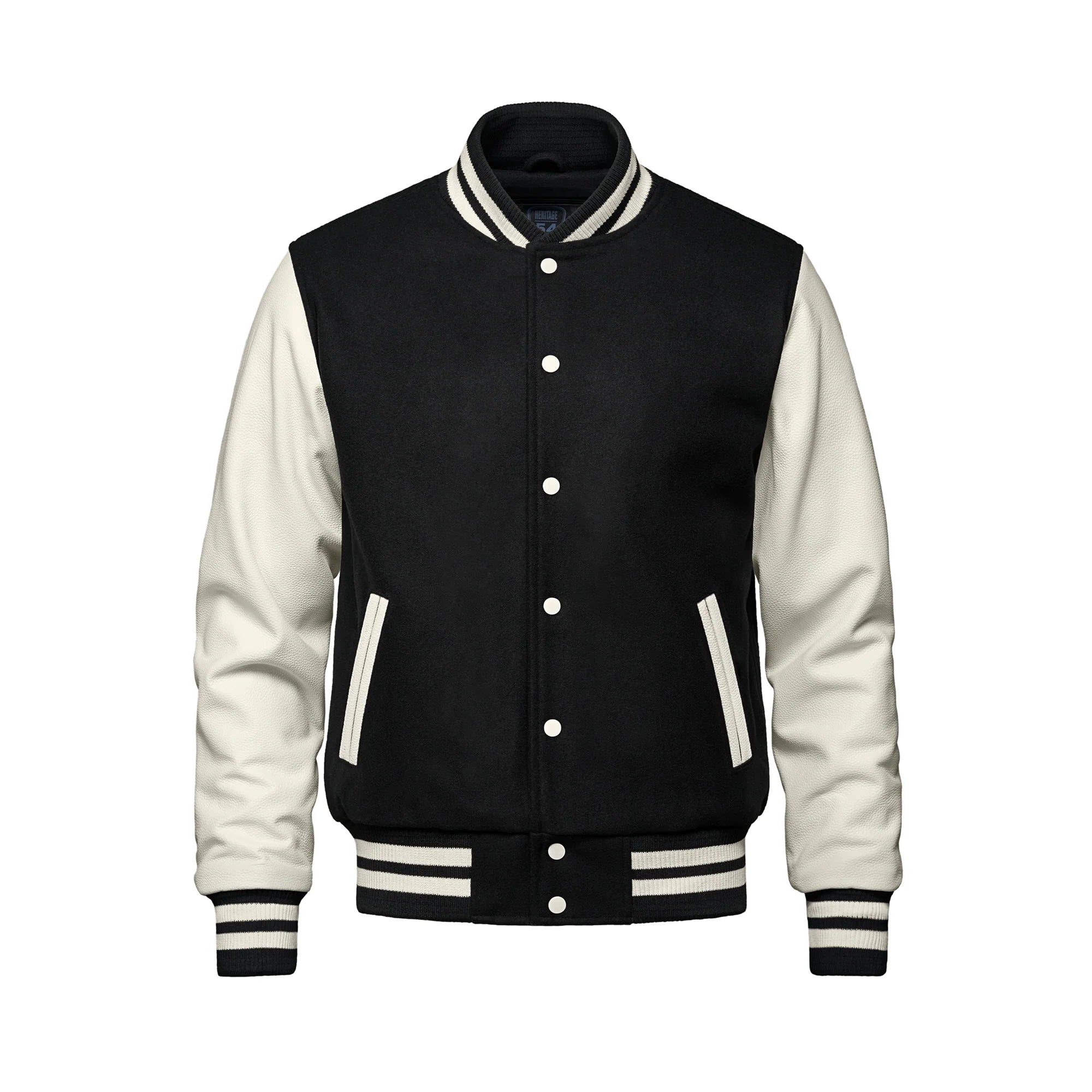 Varsity-Melton and Leather Varsity Jacket