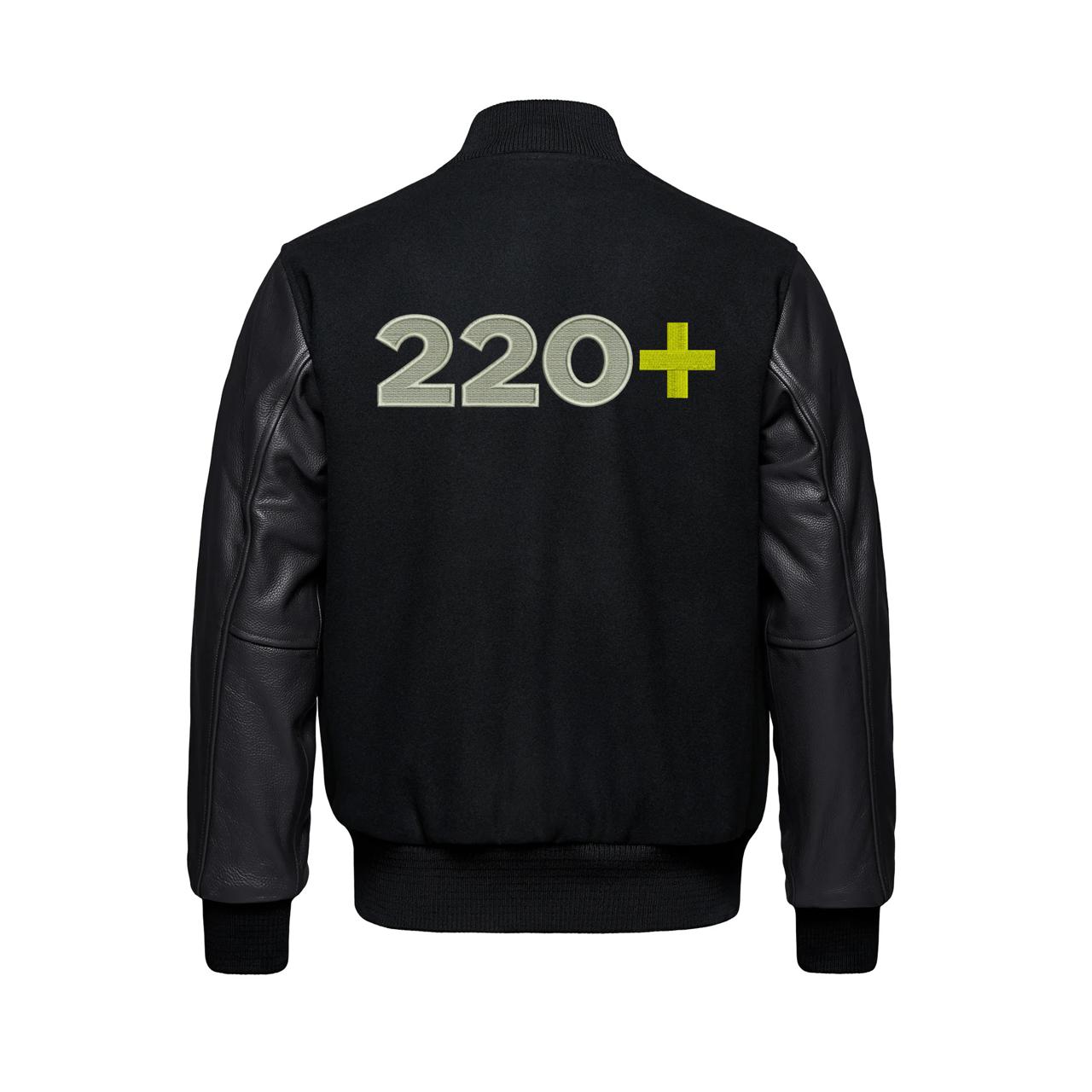 Varsity-Melton and Leather Varsity Jacket